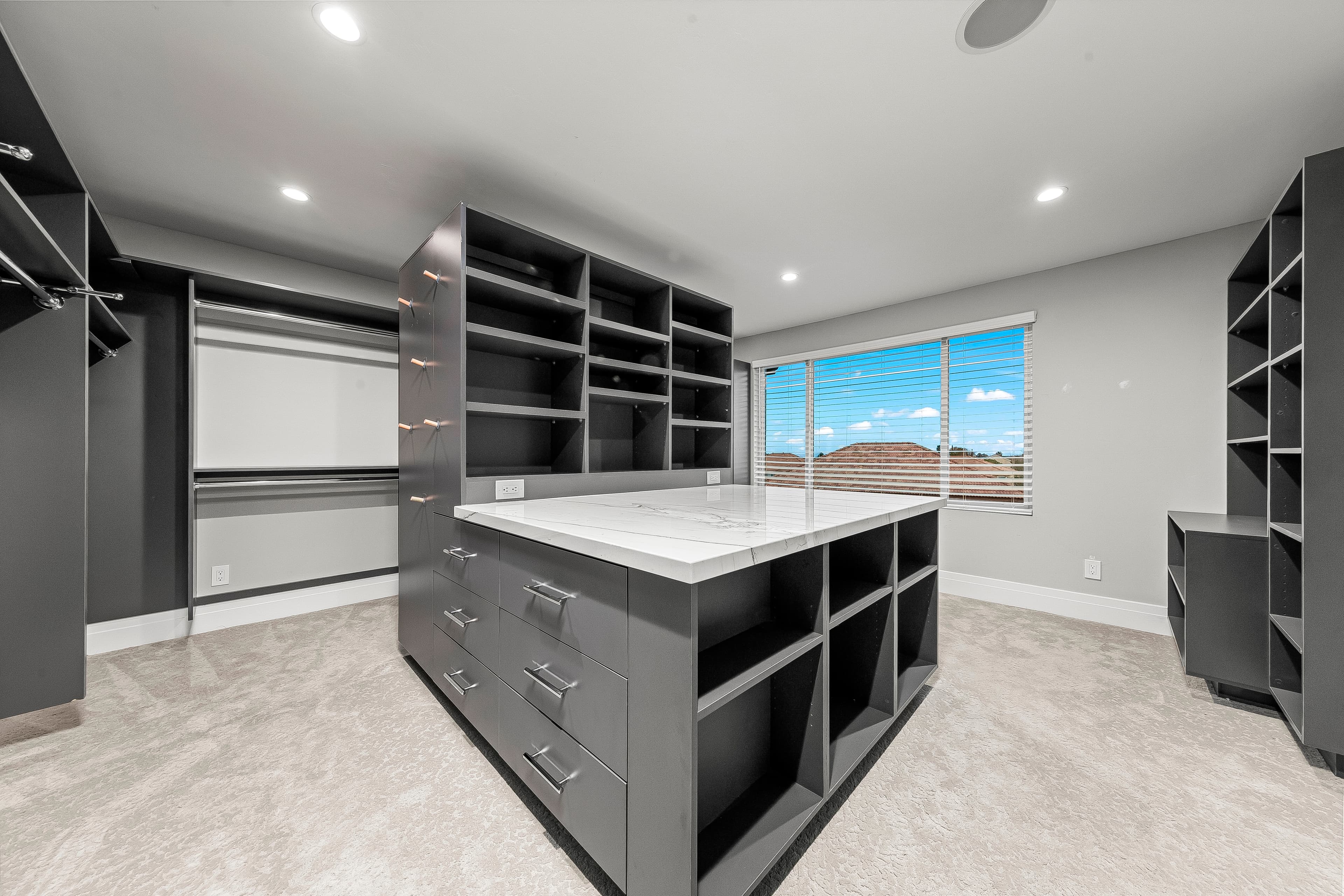 Custom walk-in closet